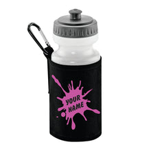 Load image into Gallery viewer, Personalised Water Bottle - Black
