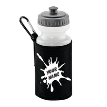 Load image into Gallery viewer, Personalised Water Bottle - Black