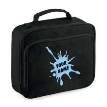 Load image into Gallery viewer, Personalised Splat Lunch Bag - Black