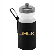 Load image into Gallery viewer, Personalised Black Water Bottle, Name Only