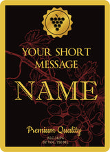 Load image into Gallery viewer, Personalised Wine Gift Bag & Sticker