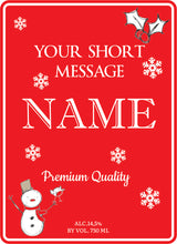 Load image into Gallery viewer, Personalised Wine Gift Bag & Sticker