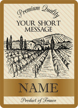 Load image into Gallery viewer, Personalised Wine Gift Bag & Sticker