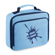 Load image into Gallery viewer, Personalised Splat Lunch Bag - Blue