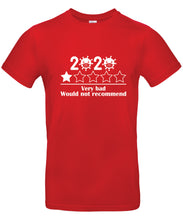 Load image into Gallery viewer, Christmas T-Shirt (Would Not Recommend 2020 - Large Design)