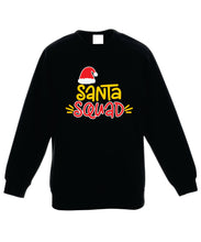 Load image into Gallery viewer, Kids Christmas Sweatshirt (Santa Squad)