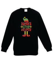 Load image into Gallery viewer, Kids Christmas Sweatshirt (Santa's Little Helper)