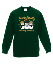 Load image into Gallery viewer, Kids Christmas Sweatshirt (Christmas with My Snowmies)
