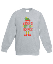 Load image into Gallery viewer, Kids Christmas Sweatshirt (Santa's Little Helper)
