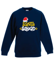 Load image into Gallery viewer, Kids Christmas Sweatshirt (Santa Squad)
