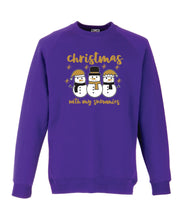 Load image into Gallery viewer, Kids Christmas Sweatshirt (Christmas with My Snowmies)