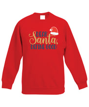 Load image into Gallery viewer, Kids Christmas Sweatshirt (Dear Santa, Define Good)