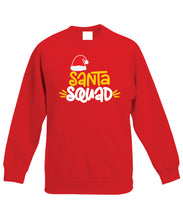 Load image into Gallery viewer, Kids Christmas Sweatshirt (Santa Squad)