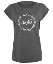 Load image into Gallery viewer, Funny Kind Inspiring Aunt T-Shirt