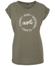 Load image into Gallery viewer, Funny Kind Inspiring Aunt T-Shirt