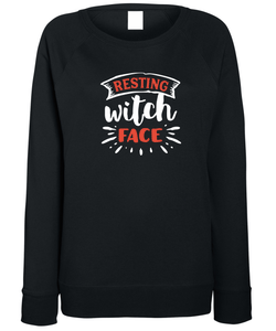 Women's "Resting Witch Face" Halloween Sweater
