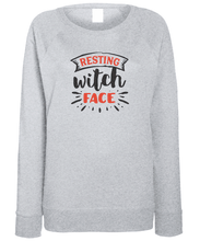 Load image into Gallery viewer, Women's "Resting Witch Face" Halloween Sweater