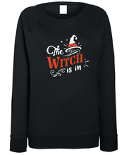 Load image into Gallery viewer, Women's "The Witch is In" Halloween Sweater