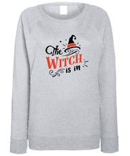Load image into Gallery viewer, Women's "The Witch is In" Halloween Sweater