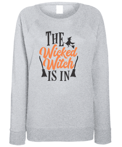 Women's "The Wicked Witch is In" Halloween Sweater