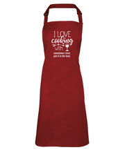 Load image into Gallery viewer, I Love Cooking With Wine Apron
