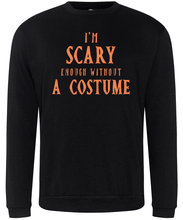 Load image into Gallery viewer, Men's I'm Scary Enough Halloween Sweater