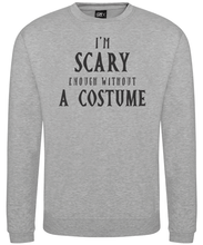 Load image into Gallery viewer, Men's I'm Scary Enough Halloween Sweater