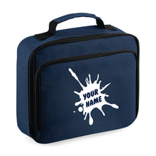 Load image into Gallery viewer, Personalised Splat Lunch Bag - Navy