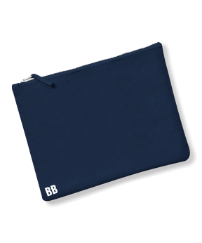 Personalised Zipped Pouch - Navy