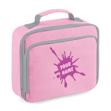 Load image into Gallery viewer, Personalised Splat Lunch Bag - Pink