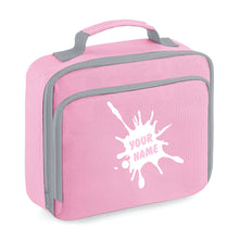 Load image into Gallery viewer, Personalised Splat Lunch Bag - Pink
