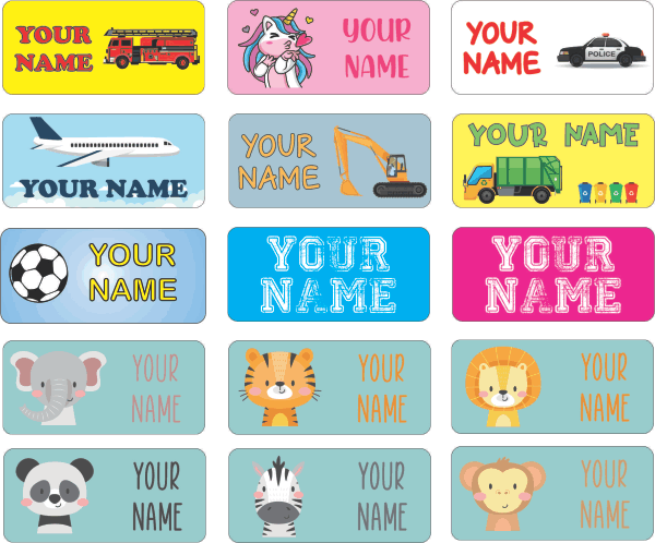 ShopATP Adds New Name Tag Designs, Stick On and Iron On Labels
