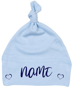 Personalised Baby Hat - Blue