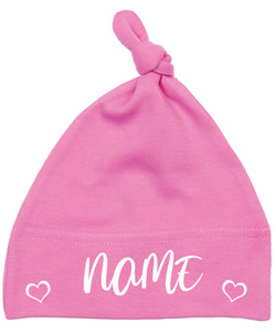 Personalised Baby Hat - Pink