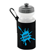 Load image into Gallery viewer, Personalised Water Bottle - Black
