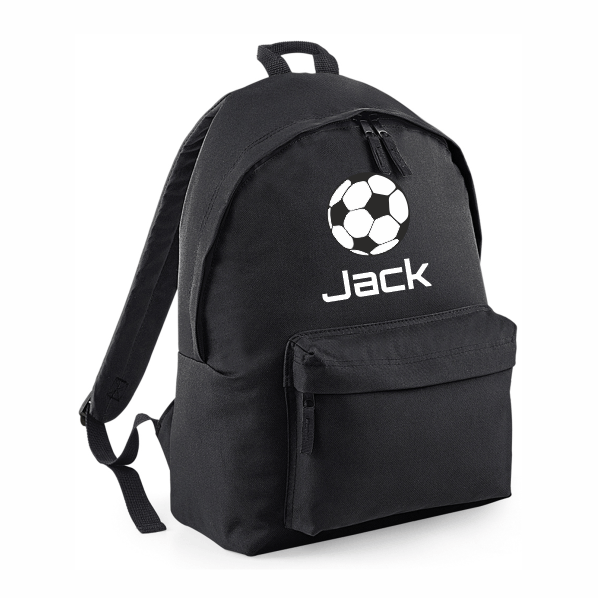 Black Football School Bag