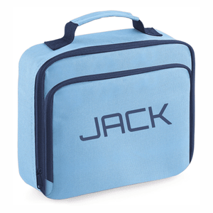 Personalised Lunch Bag - Sky Blue Name Only