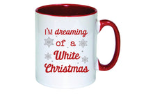 Load image into Gallery viewer, Personalised Christmas Mug (Dreaming of a White Christmas)
