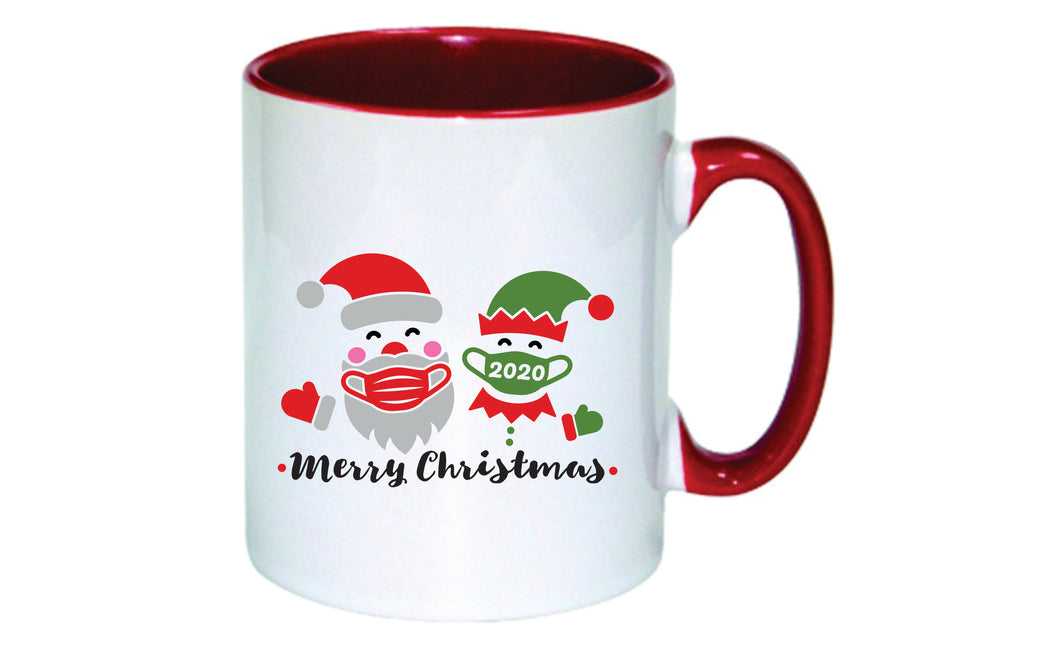 Personalised Christmas Mug (Merry Christmas Snowmen)