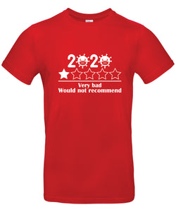 Christmas T-Shirt (Would Not Recommend 2020 - Large Design)