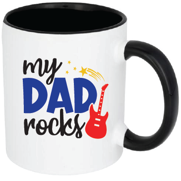 Fathers Day Mug - My Dad Rocks