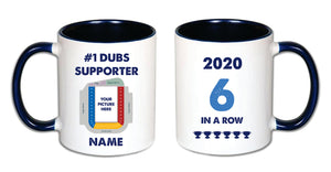 Dubs 6 in a Row Personalised Mug