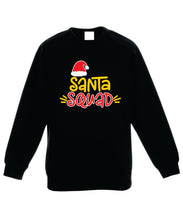 Load image into Gallery viewer, Kids Christmas Sweatshirt (Santa Squad)
