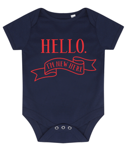 Hello, I'm New Here Baby Vest