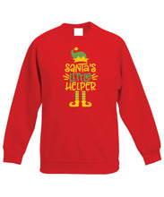 Load image into Gallery viewer, Kids Christmas Sweatshirt (Santa&#39;s Little Helper)
