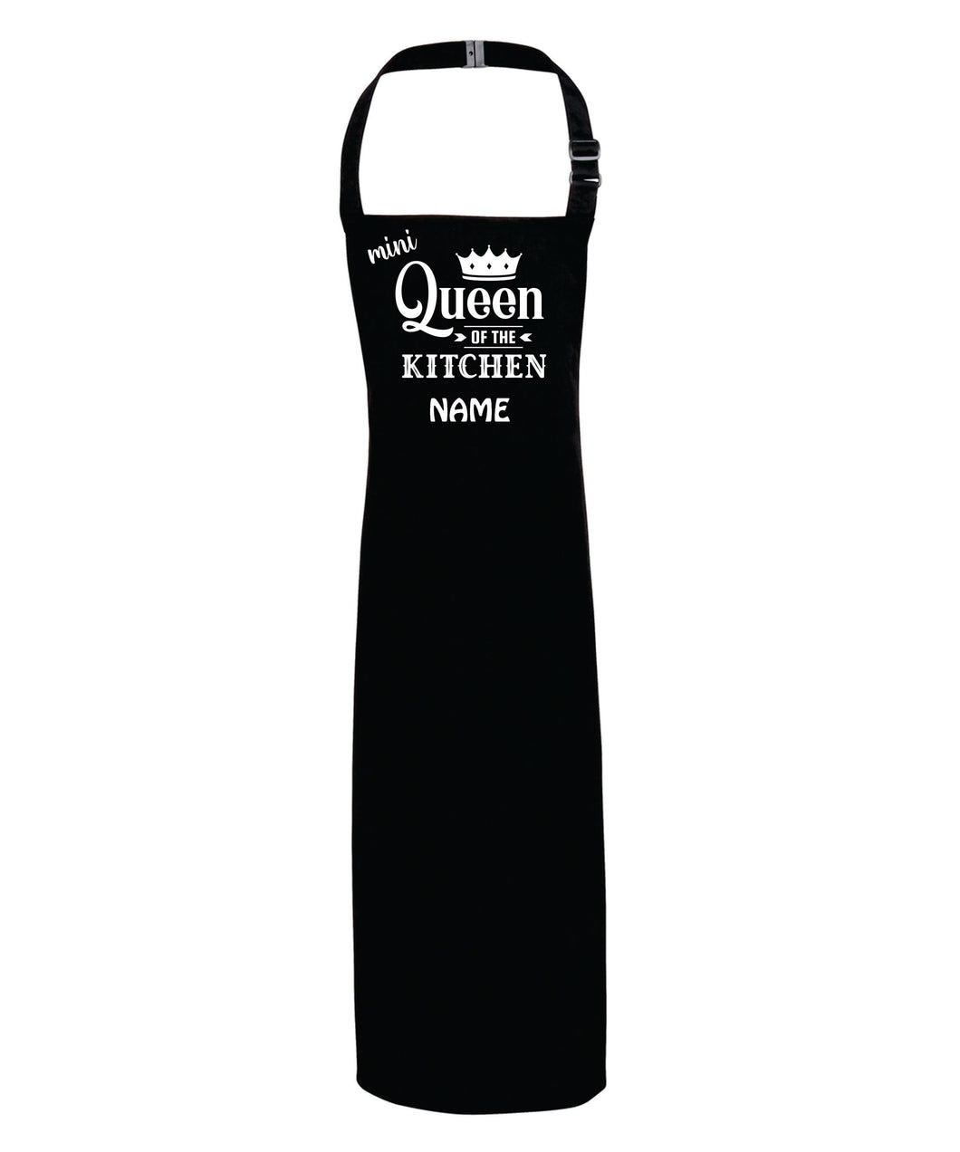Kids Mini Queen of the Kitchen Apron With Name