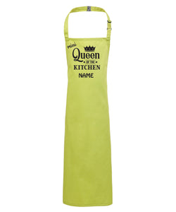 Kids Mini Queen of the Kitchen Apron With Name