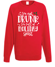 Load image into Gallery viewer, Women&#39;s Christmas Sweatshirt (I&#39;m Not Drunk)
