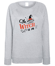 Load image into Gallery viewer, Women&#39;s &quot;The Witch is In&quot; Halloween Sweater
