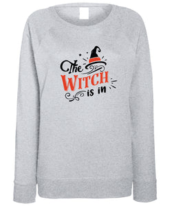 Women's "The Witch is In" Halloween Sweater